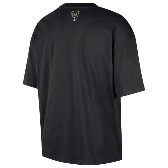 Nike Ανδρική κοντομάνικη μπλούζα Milwaukee Bucks Courtside NBA Boxy T-Shirt